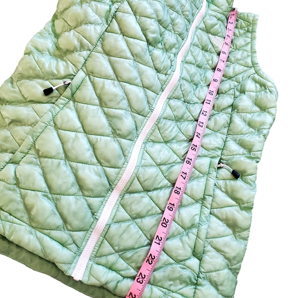 The North Face ThermoBall  Quilted Zip Vest Surf Green Small - Picture 4 of 12